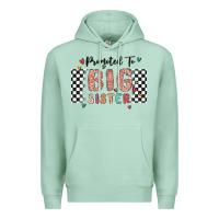 Seafoam promoted to big sister Premium Hoodie - MaliasSmallBusiness