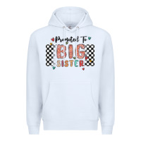 White promoted to big sister Premium Hoodie - MaliasSmallBusiness