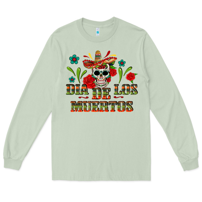 Dia De Los Muertos Long Sleeve Tee by texasbilliewilder | Teevron