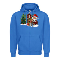 True Royal christmas gnomes barnyard Zipper Hoodie - FaDigitalArtStudio