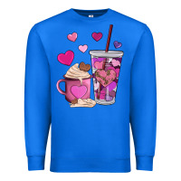 True Royal valentines day heart coffe Premium Sweatshirt - AdoDesignShop
