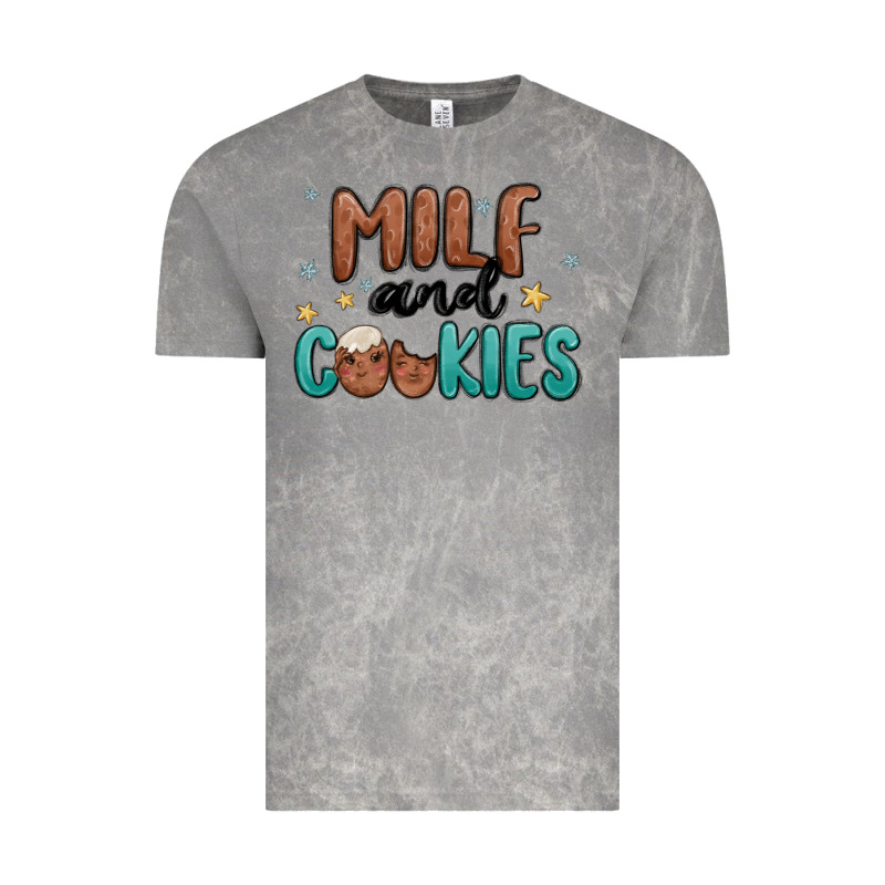 Milf And Cookies Vintage Tee by MaliasSmallBusiness | Teevron