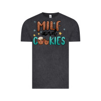 Vintage Black milf and cookies Vintage Tee - MaliasSmallBusiness
