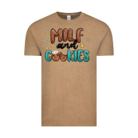 Vintage Coffee milf and cookies Vintage Tee - MaliasSmallBusiness