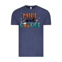 Vintage Denim milf and cookies Vintage Tee - MaliasSmallBusiness