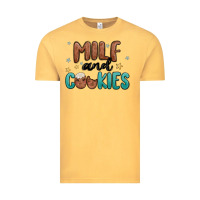 Vintage Mustard milf and cookies Vintage Tee - MaliasSmallBusiness