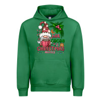 Emerald Pink Christmas hot cocoa and christmas movies Urban Hoodie - NancyCooperArtShop