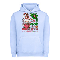 Pigment Grape Ice Pink Christmas hot cocoa and christmas movies Urban Hoodie - NancyCooperArtShop