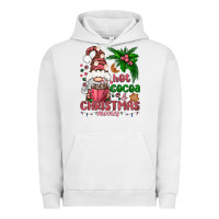 Pigment Lunar Rock Pink Christmas hot cocoa and christmas movies Urban Hoodie - NancyCooperArtShop