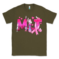 Army Green Medical Laboratory Technician Breast Cancer Classic Tee - texasbilliewilder