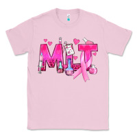 Bubblegum Pink Medical Laboratory Technician Breast Cancer Classic Tee - texasbilliewilder