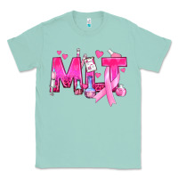 Seafoam Medical Laboratory Technician Breast Cancer Classic Tee - texasbilliewilder
