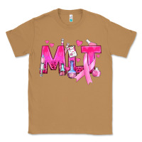 Toasted Coconut Medical Laboratory Technician Breast Cancer Classic Tee - texasbilliewilder
