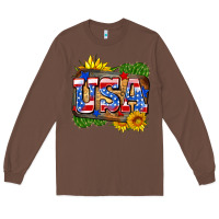 Chestnut usa Long Sleeve Tee - Zillion Design Studio