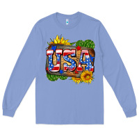 Colony Blue usa Long Sleeve Tee - Zillion Design Studio