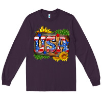 Plum usa Long Sleeve Tee - Zillion Design Studio