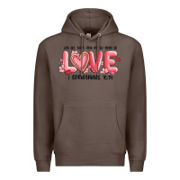 Coffee let all that you do be done in love 1 corinthıans Premium Hoodie - MaliasSmallBusiness