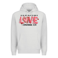 Dove Grey let all that you do be done in love 1 corinthıans Premium Hoodie - MaliasSmallBusiness