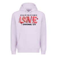 Lilac let all that you do be done in love 1 corinthıans Premium Hoodie - MaliasSmallBusiness