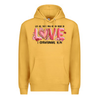Mustard let all that you do be done in love 1 corinthıans Premium Hoodie - MaliasSmallBusiness