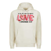 Oatmeal Heather let all that you do be done in love 1 corinthıans Premium Hoodie - MaliasSmallBusiness