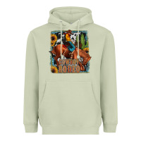 Matcha cowboy rodeo Heavyweight Hoodie - JahusDesignShop