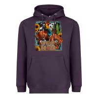 Plum cowboy rodeo Heavyweight Hoodie - JahusDesignShop