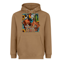 Toasted Coconut cowboy rodeo Heavyweight Hoodie - JahusDesignShop