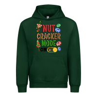 Forest Green Nutcracker mode on Urban Hoodie - NancyCooperArtShop
