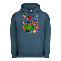 Pigment Midnight Navy Nutcracker mode on Urban Hoodie - NancyCooperArtShop