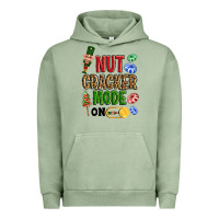 Pigment Oil Green Nutcracker mode on Urban Hoodie - NancyCooperArtShop