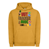 Pigment Peanut Butter Nutcracker mode on Urban Hoodie - NancyCooperArtShop