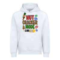 White Nutcracker mode on Urban Hoodie - NancyCooperArtShop