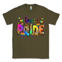 Army Green happy pride Classic Tee - Zillion Design Studio