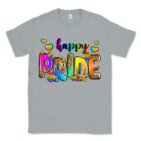 Heather Grey happy pride Classic Tee - Zillion Design Studio