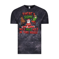 Cloud Black there's some ho's ho's ho's in this house Vintage Tee - MaliasSmallBusiness