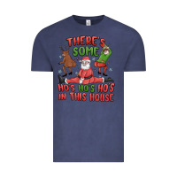 Vintage Denim there's some ho's ho's ho's in this house Vintage Tee - MaliasSmallBusiness