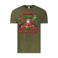 Vintage Olive there's some ho's ho's ho's in this house Vintage Tee - MaliasSmallBusiness