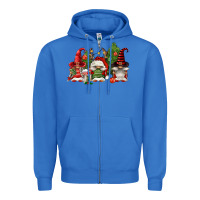 True Royal christmas gnomies Zipper Hoodie - FaDigitalArtStudio