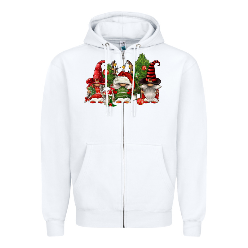 Christmas Gnomies Zipper Hoodie by FaDigitalArtStudio | Teevron