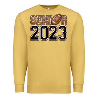 Antique Gold senior 2023 american football Premium Sweatshirt - AdoDesignShop