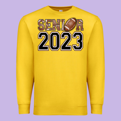 Senior 2023 American Football Premium Sweatshirt Designed By Adodesignshop