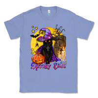 Colony Blue spooky babe black witch cat Classic Tee - BundleAndBundleShop