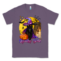 Lavender spooky babe black witch cat Classic Tee - BundleAndBundleShop
