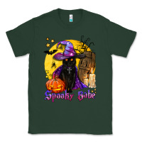 Sports Green spooky babe black witch cat Classic Tee - BundleAndBundleShop