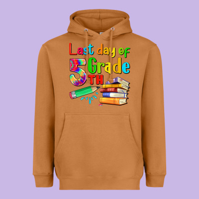 Last Day Of Fifth Grade Heavyweight Hoodie Designed By Artiststas