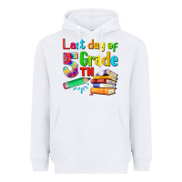 White last day of fifth grade Heavyweight Hoodie - Artiststas