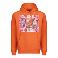 Carrot cafecito y chisme valentine's day Premium Hoodie - MaliasSmallBusiness