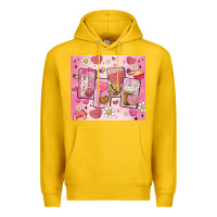 Lemon cafecito y chisme valentine's day Premium Hoodie - MaliasSmallBusiness