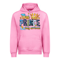 Fuchsia Pink The Prince Has Arrived Urban Hoodie - MaliasSmallBusiness